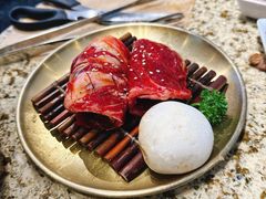 原切韩牛肋排卷-安又胖韩国烤肉(美罗城店)
