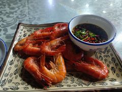 白灼基围虾-范饭椰林川湘味海鲜·椰子鸡(三亚湾椰梦长廊店)