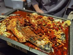 -探鱼·鲜青椒爽麻烤鱼(银泰城店)