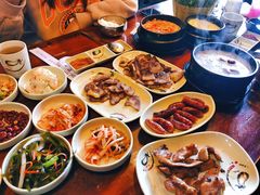 烤五花肉-火炉情韩国料理店(古田路店)