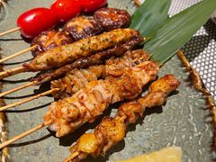 酱烤鸡肉串7种拼盘-玄白·炭烤活鳗(上海首店)