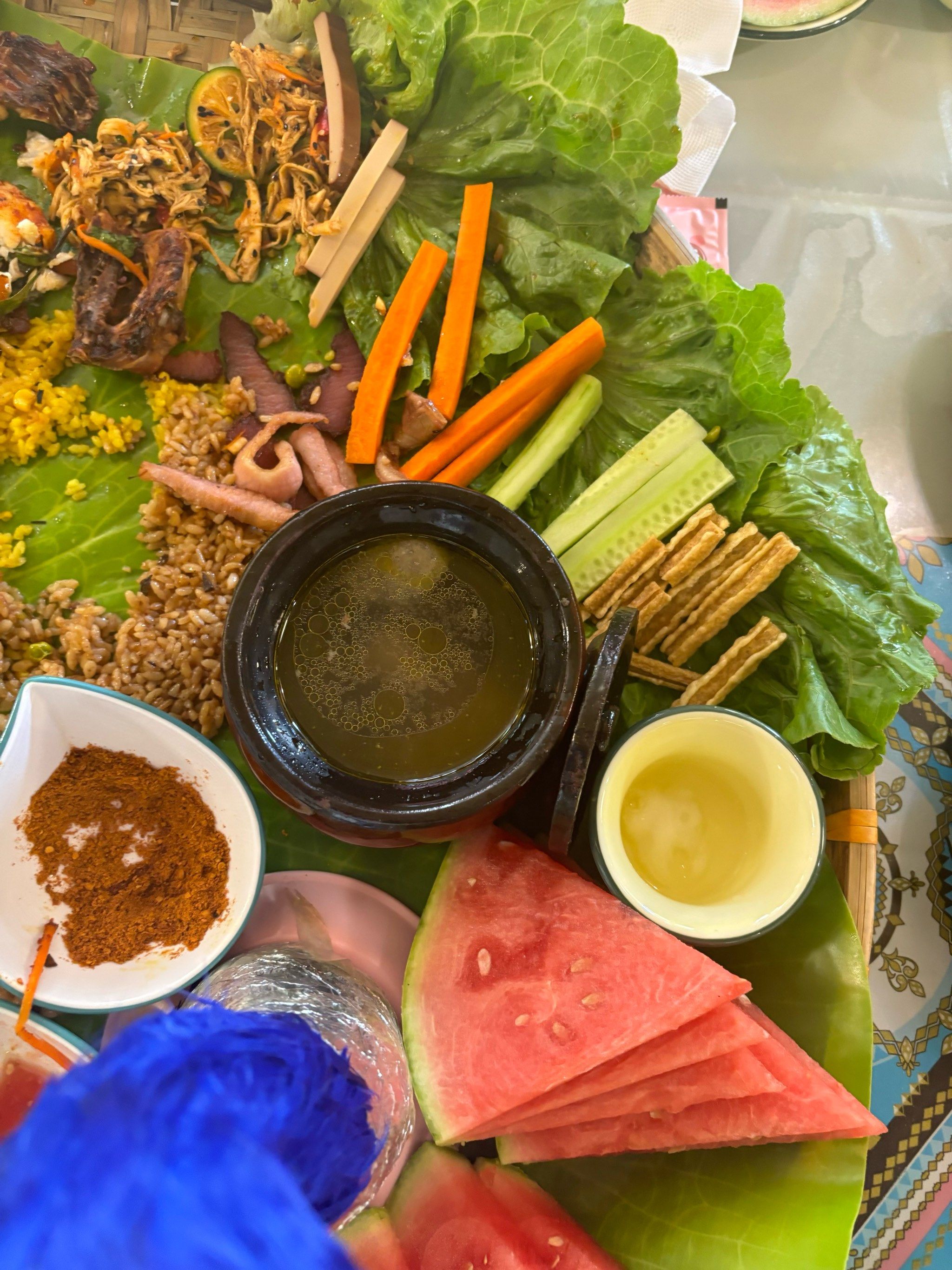 西双版纳的美食手抓饭