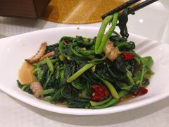 虾爬肉炒菠菜-双井轩(双井店)