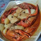 半成品制作的土豆油焖小龙虾