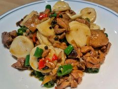 椒麻鸡炒年糕-丝路东方虾仁水饺(北京路二宫汇嘉店)