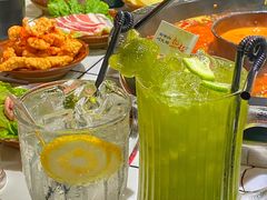 手打柠檬绿茶-扎起市井老火锅(乐山总店)