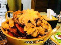 海鲜锅-大油嘴碳烤油边