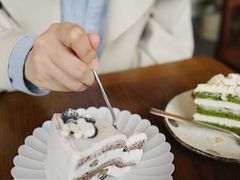 蓝莓可可戚风-三花屋 Mihhanaya