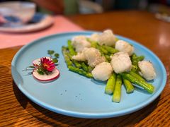 芦笋银鳕鱼-甜阿姨·天台花园私房菜(万松园店)