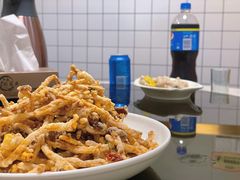 干炸茶树菇-老四川平头酸菜鱼(衙前店)