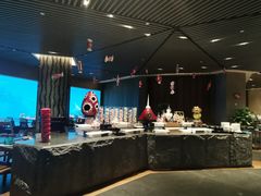 自助取餐区-海棠湾洲际-涛·海底餐厅·美人鱼·自助餐·海底隧道