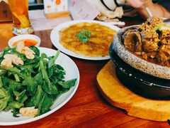 时鲜桃仁拌冰草-潮堂(环球金融中心店)