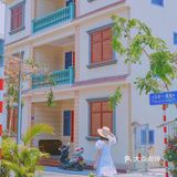 三亚小众旅行地｜闯入海边的蓝白童话镇🦋