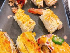 火炙三文鱼寿司-海之乡日本料理铁板烧(星海店)