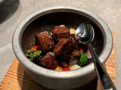 麻椒葱爆M7牛肉-木守西溪溪隐餐厅