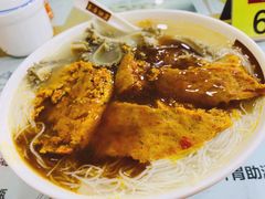 蟹黄羔拼牛肚米粉-荔林食店(西华路店)
