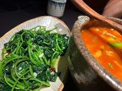 炝炒地瓜叶-山石榴·贵州菜(丰盛里店)