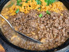 石锅海胆豆腐-大连湾旭日·家宴·海肠捞饭(马栏广场店)