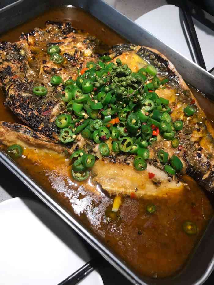 半天妖烤鱼(莱阳大润发店)-"口味特别好,带儿子来吃的点的是酱香的不