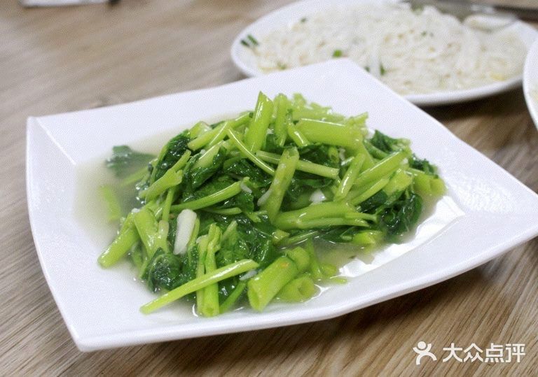 福哥石窑鸡温泉空心菜图片