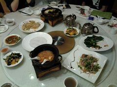 杯盘狼藉-旭璟酒家·传统粤菜·湘菜(逸景路店)