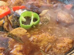 民间狮子头炖鱼头-打酱油·非遗淮扬菜(瘦西湖梅岭店)