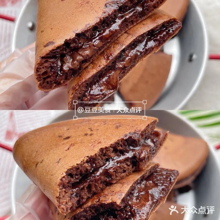 平底锅就ok❗️浓郁爆浆巧克力厚松饼！巨好吃
