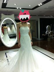 第一套出门纱&nbsp;鱼尾-韩国天使嫁衣婚纱礼服馆(上海旗舰店)