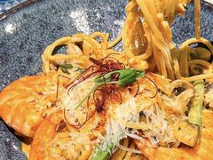 芝士蘑菇鲜虾意大利面-BE BRIGHT KITCHEN(正佳广场店)