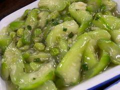 丝瓜炒毛豆-吾介小籠館