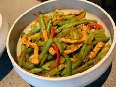 豆角丝炒肉拌转百刀-日上三甘(三里屯店)