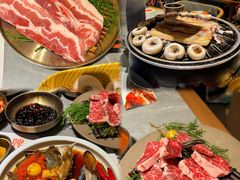 -草家酱蟹炭火烤肉店(珲春南路一店)