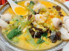 骨汤鱼片鲜蔬锅-喜家德虾仁水饺(华强天虹店)