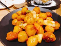 菠萝咕咾肉-朵朵开素食餐厅(后宰门街店)