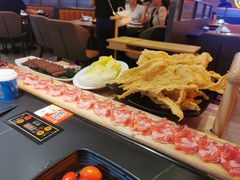 炸腐竹-淼福猪肚鸡·椰子鸡火锅(大沙地店)