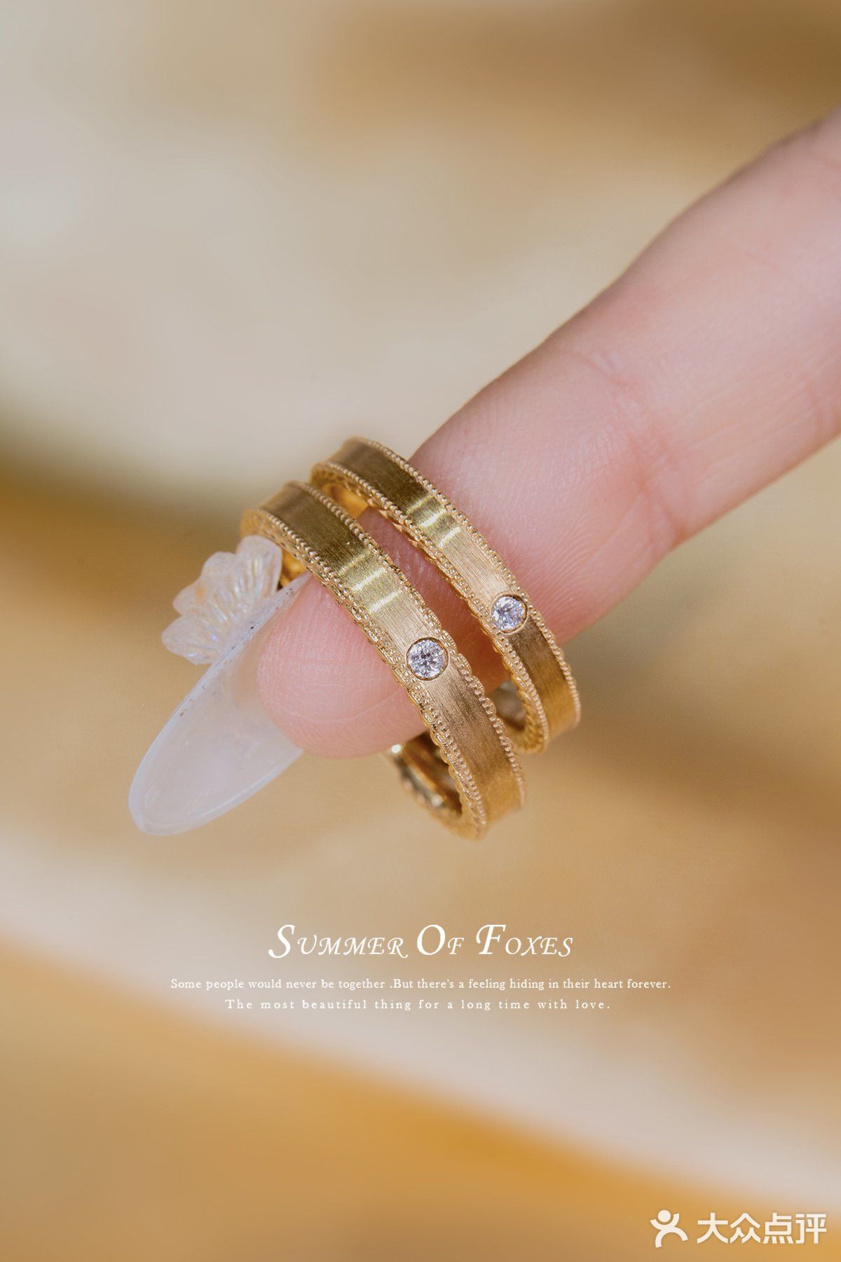 成都对戒💍看到这款对戒，我想找个对象了