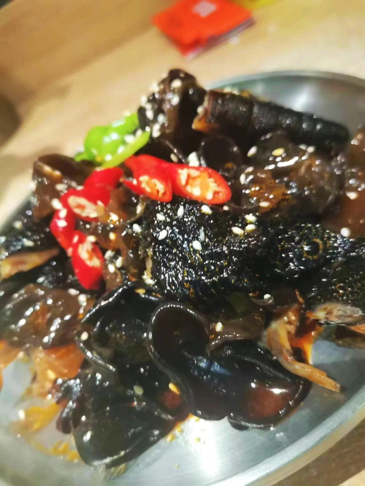 椒麻无骨鸡爪是我最爱吃的,无骨@伟大航路烤鱼吉大南校店