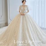 这款皇后款的婚纱真的是满足了好多小仙女的需求了