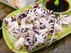 芥末白灼八爪鱼-贞姨美食·老字号海鲜大排档