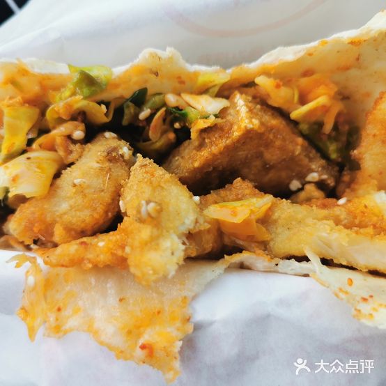 来一个香酥鸡烧饼(巨龙南路店)