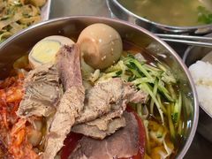 -吉林延边牛肉汤饭，大冷面