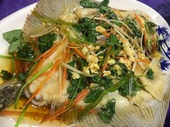 清蒸多宝鱼-威海渔村(静安旗舰店)