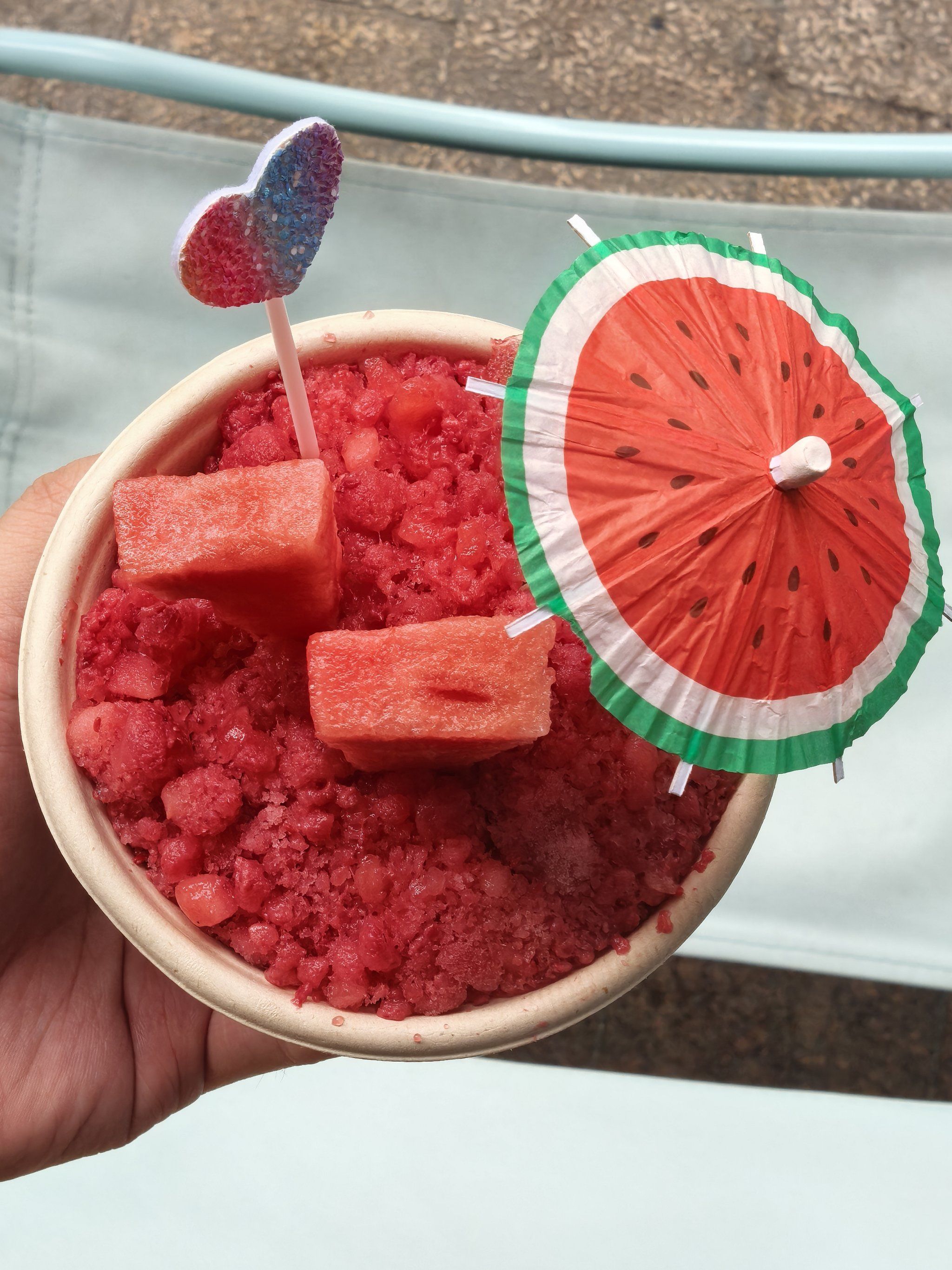 夏天就在期待这口树莓西瓜冰!