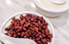 Red Bean Ginger Milk Pudding