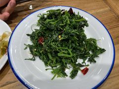 炝拌野菜-海富荣·锅贴·陕菜家常菜(阳光城店)
