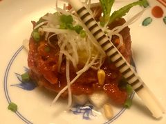 生鸡蛋拌牛肉-王鼎精致料理铁板烧(世博源店)