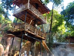 -天门沟九州驿站树上汤泉