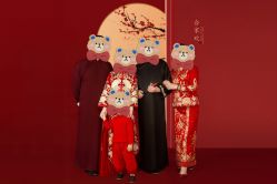 -时光纪亲子全家福照相馆(静安店母女写真父母纪念照)