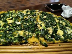 韭菜鸡蛋玉米饼-蟹岛开饭楼
