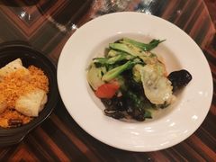 沙煲虾酱炒什锦菜-夏宫中餐厅(香格里拉大酒店)